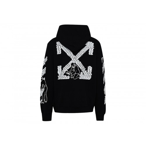 Оригинальный шмот OFF-WHITE Brick Arrows Hoodie Black