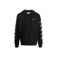 OFF-WHITE Chain-Link Arrows Hoodie Black