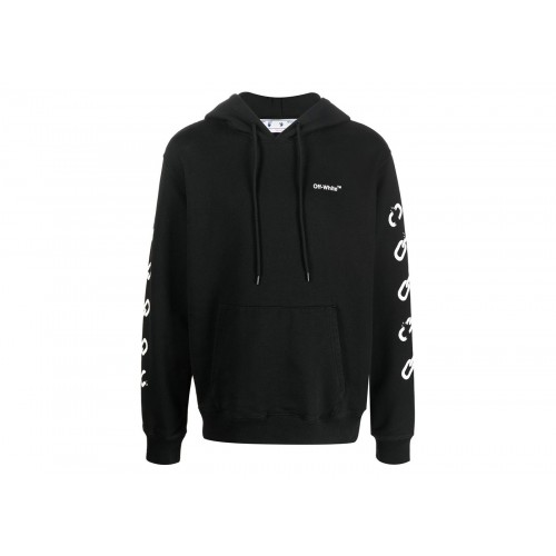 Оригинальный шмот OFF-WHITE Chain-Link Arrows Hoodie Black