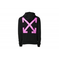 OFF-WHITE Arrow Caravaggio St. Fran Slim Hoodie Black/Purple/Multi