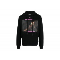 OFF-WHITE Arrow Caravaggio St. Fran Slim Hoodie Black/Purple/Multi