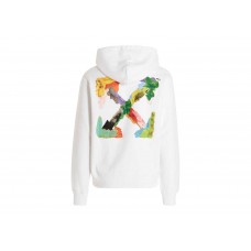 OFF-WHITE Brush Arrow Slim Hoodie White/Multi