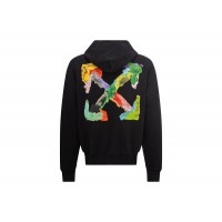 OFF-WHITE Brush Arrows Slim Skate Hoodie Black/Multi