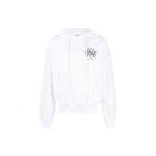 OFF-WHITE Hand Arrow Boxy Hoodie White/Black