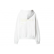 OFF-WHITE x Post Archive Faction Embroidered Hoodie White