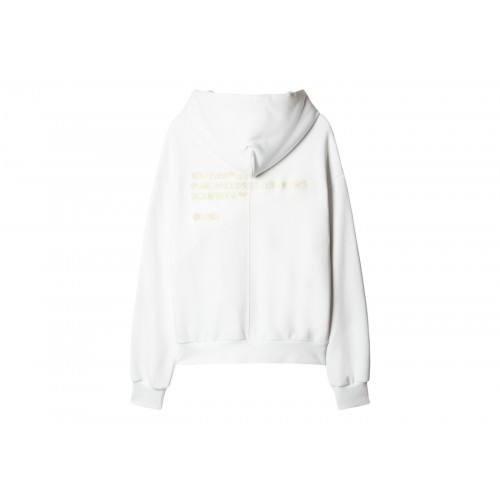 Оригинальный шмот OFF-WHITE x Post Archive Faction Embroidered Hoodie White - 70см