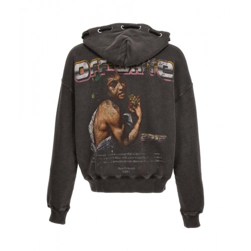 Оригинальный шмот OFF-WHITE Digit Bacchus Cotton Hoodie Black