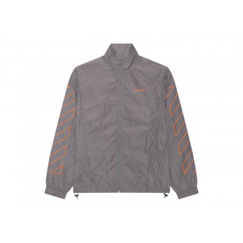 Оригинальный шмот OFF-WHITE Diag Outline Track Top Steel Iron/Blood Orange