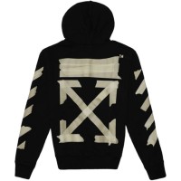 OFF-WHITE Arrows Zip Up Hoodie Black