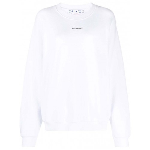 Оригинальный шмот OFF-WHITE Flock Chine Flower Arrow Crew White/Multi