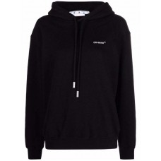 OFF-WHITE Diag Regular Hoodie Black/White