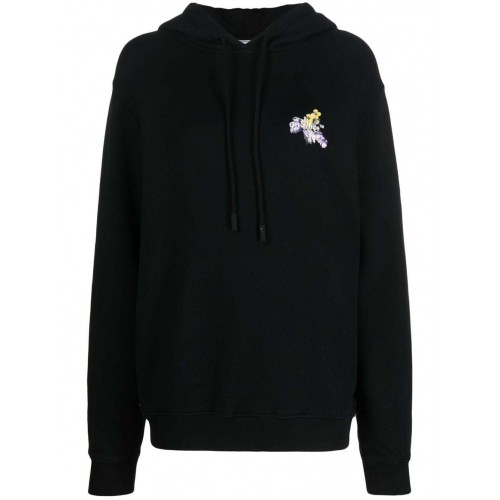 Оригинальный шмот OFF-WHITE Flower Arrow Reg Hoodie Black/Multi