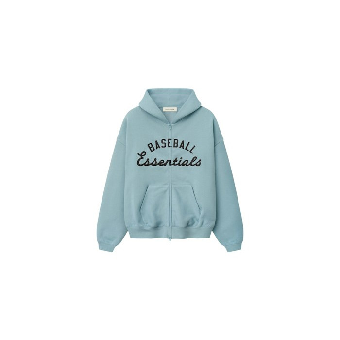 Худи Fear of God Essentials MLB Full Zip Sport Hoodie Stone Blue Худи Fear of God Essentials MLB Full Zip Sport Hoodie Stone Blue