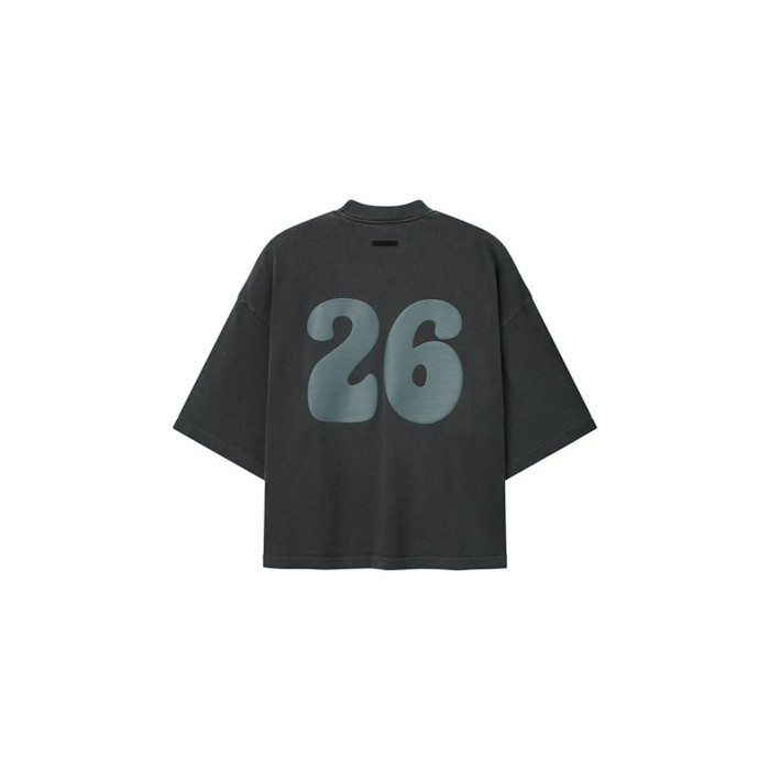 Футболка Fear of God Essentials Heavy Jersey Merch Boxy Fit Tee Washed Iron Grey Футболка Fear of God Essentials Heavy Jersey Merch Boxy Fit Tee Washed Iron Grey