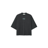 Fear of God Essentials Heavy Jersey Merch Boxy Fit Tee Washed Iron Grey