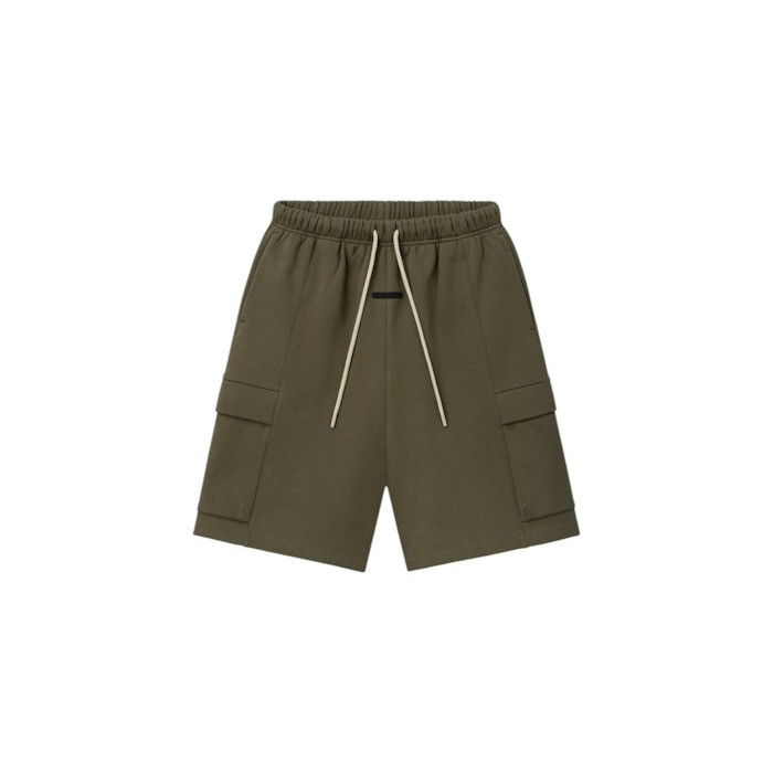 Шорты Fear of God Essentials Fleece Cargo Basketball Shorts Moss Шорты Fear of God Essentials Fleece Cargo Basketball Shorts Moss