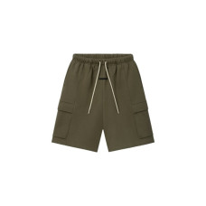 Fear of God Essentials Fleece Cargo Basketball Shorts Moss