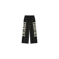 Fear of God Essentials Flannel Lounge Pant Vintage Black Plaid