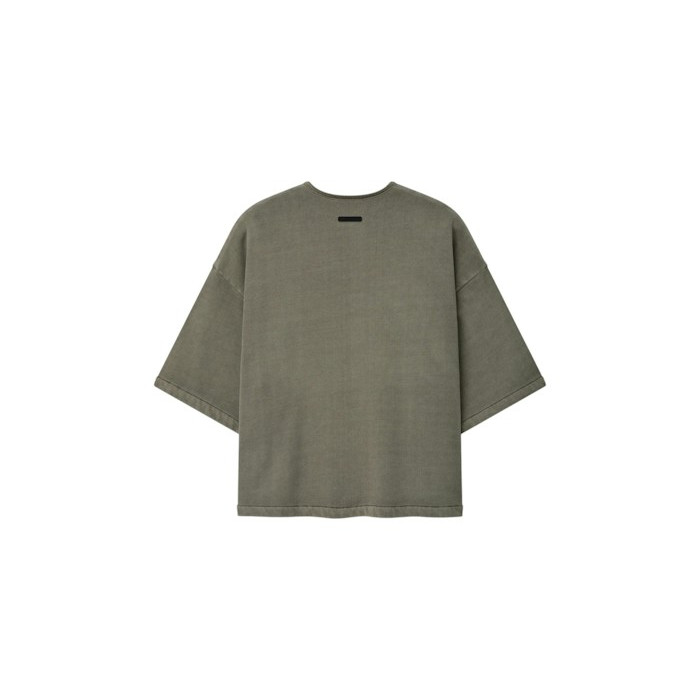 Свитшот Fear of God Essentials 3/4 Henley Crewneck Washed Seal Свитшот Fear of God Essentials 3/4 Henley Crewneck Washed Seal