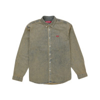 Supreme Small Box Denim Shirt (SS26) Dirty Indigo