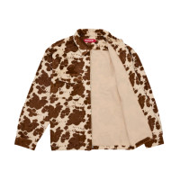 Supreme Faux Fur Zip Up Shirt Cow