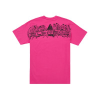 Supreme Supper Tee Fuchsia