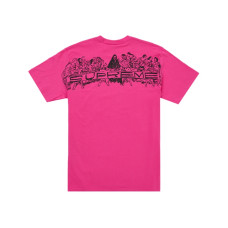 Supreme Supper Tee Fuchsia