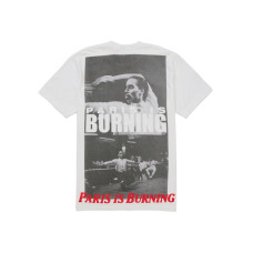 Supreme Paris Is Burning Tee White