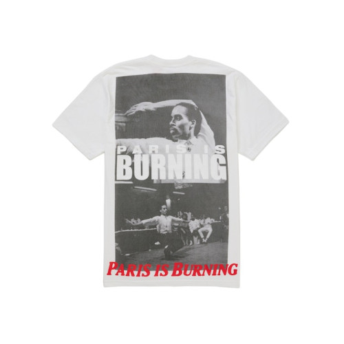 Supreme Paris Is Burning Tee White