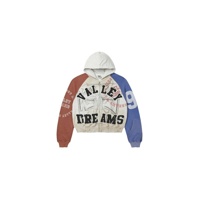 Худи Vale Forever Patriot Chop and Screw Zip Up Hoodie Grey Худи Vale Forever Patriot Chop and Screw Zip Up Hoodie Grey