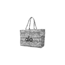 Alo Yoga Iconic Shopper Tote Bag Grey Tiedye