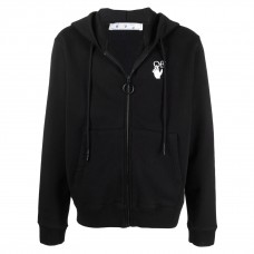 OFF-WHITE Gradient Arrows Hoodie Black