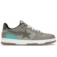 A Bathing Ape Bape SK8 Sta Grey Turquoise