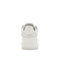 A Bathing Ape Bape SK8 Sta Triple White Patent Leather Sta Logo