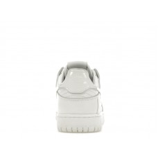 A Bathing Ape Bape SK8 Sta Triple White Patent Leather Sta Logo