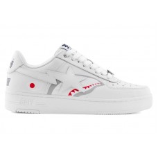 A Bathing Ape Bape Sta Low #2 Shark White