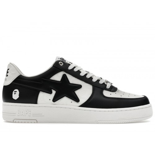 A Bathing Ape Bape Sta Low #3 White Black Cloud Camo
