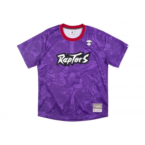 BAPE x Mitchell & Ness Toronto Raptors BP Jersey Black