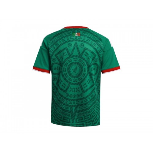 adidas Kids Mexico 2026 World Cup Home Jersey Green