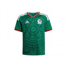 adidas Kids Mexico 2026 World Cup Home Jersey Green