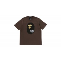 adidas x BAPE Ape Head Tee Brown