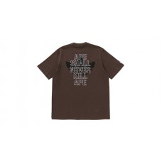 adidas x BAPE Ape Head Tee Brown
