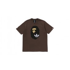 adidas x BAPE Ape Head Tee Brown