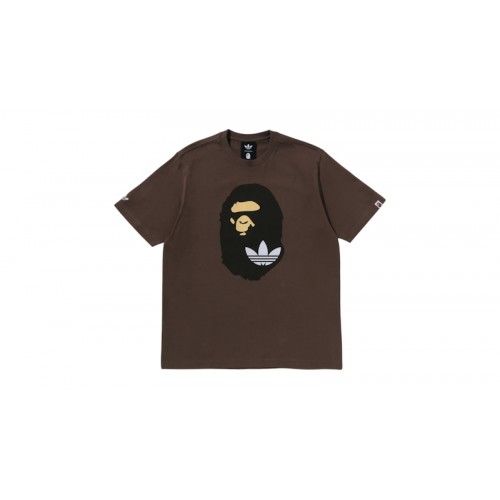 adidas x BAPE Ape Head Tee Brown