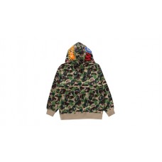 adidas x BAPE Relaxed Fit Track Camo Shark Full Zip Hoodie Green