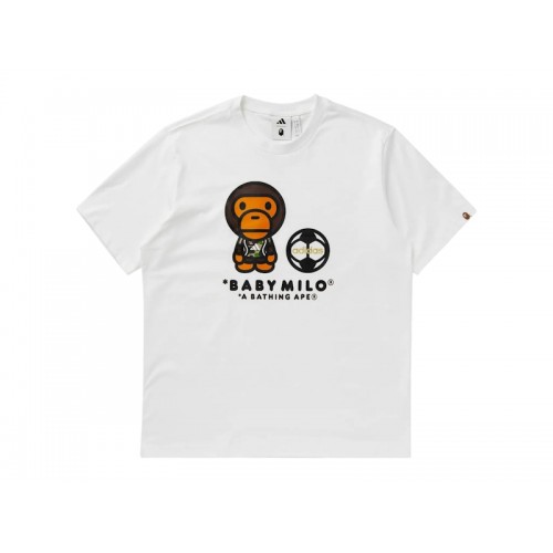 adidas x BAPE SSL Milo Tee White