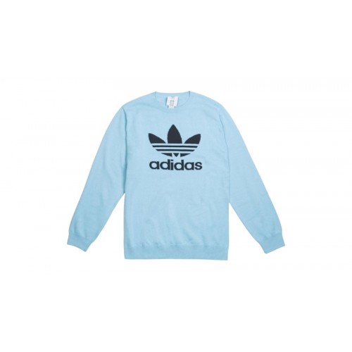 adidas x Have A Good Time Men Summer Knit Sweatshirt Blue/Clear Blue