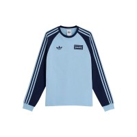adidas x Oasis Tour 3-Stripes Longsleeve Tee Clear Sky/Night Indigo