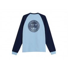 adidas x Oasis Tour 3-Stripes Longsleeve Tee Clear Sky/Night Indigo