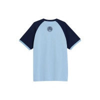 adidas x Oasis Tour 3-Stripes T-Shirt Clear Sky/Night Indigo